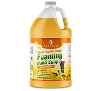 Foam Hand Soap - Foam Hand Wash Refill for Bathroom and Body Dial, Method, Michel, JR Watkins, Dove - Warm Vanilla Sugar with Essential Oils in a Gallon (3.5ml) Bulk Pack by Bastion