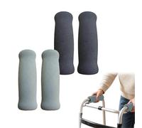 Foam Handle Covers, Sponge Hand Grips Replacement for Walking Aids Hiking Poles for Crutches And Walking, Easy To Install for People With Limited Mobility (4, Mix)