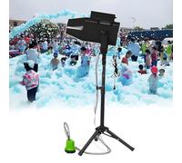 Foam Machine 1000W Large Stage Foam Machine with Tripod and Water Pump, Adjustable Angle for Garden, Pool, Summer Parties, and Water Parks