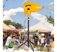 Foam Machine, 1000W Party Foam Cannon Portable Foams Maker Powerful Foams Party Machine With 6-10M Distance And 80㎡ Coverage For Backyard, Pool, Outdoor Events, Birthdays(Yellow)