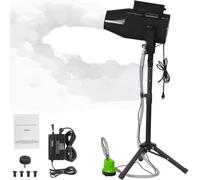 Foam Machine, 1000W Portable Foam Maker with Tripod Stand and Water Pump for Parties, Adjustable Angle, 6-10m Distance, 80㎡ Coverage, Great for Birthdays
