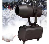 Foam Machine, 2000W Professional Stage Foam Jet, Automatic Head Shaking, Adjustable Angle, 7-10M Distance, 80-100M² Coverage Area