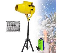 Foam Machine for Party, Stage Jet Foam Making Effect Machine, Summer Pool Water Toys for Kids & Adults, Bubble Machine with 5pcs Foam Granules Black-Rechargeable