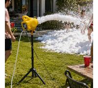 Foam Machine For Pool Party,4-In-1 Cannon With Extended Nozzle & Net & Telescopic Tripod & 20l Collapsible Bucket, For Backyard Carnival Festival
