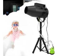 Foam Machine For Summer Water Toys, 1000W Foam Maker Cannon With 6-10M Distance And 80㎡ Coverage For Birthdays Party, Backyard Summer Pool Parties Commercial Events(Black)