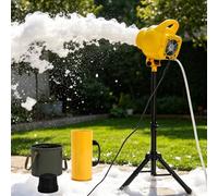 Foam Machine, Handheld Spray Foam Cannon Party Machine, Bubble Cannon With Fan, Dense Foams Maker For Gatherings, Backyard, Celebrations & Party, Continuous Foams Output-5-7m Wide Coverage