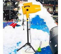 Foam Machine Party,Outdoor Indoor Jet Foam Machine,Professional Stage Effect Foam Cannon,Jet Foam Machine,Foam Machine for Wedding Bars Party Activities,For Garden, Pool(Yellow)