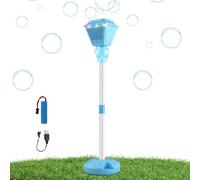 Foam Maker Children Outdoor - Standing, Luminous Bubble Toy, Automatic Cute Machine Creating Floating Soap Bubble Experience | Ideal Choice Boys Girls Pros