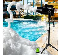Foam Maker Machine - Powerful Portable Foam Party Machine with 6-10M Distance, 80㎡ Coverage, Adjustable Angle for Outdoor Events and Stage Effects