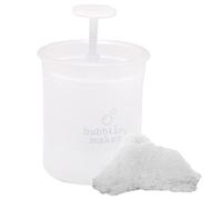 Foam Maker Plastic Bubble Maker Foamer Portable Shower Bath Shampoo Face Cleanser Bubble Foamer Device Facial Cleansing Tool Skin Care (White)