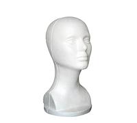 Foam Mannequin Head, Gemini_mall® Female Styrofoam Hat Glasses Hair Wig Mannequin Stand Display Head Model Chest