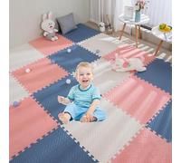 Foam Mats for Kids 18Pcs Puzzle Play Mats for Floor 30x30x1.2cm, Non-slip Non-toxic Foam Tiles for Kids