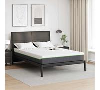 Foam Mattress White and Grey 140x200 cm Medium Soft Pocket Spring Comfort Sleep