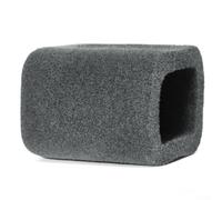 Foam Mic Cover for Fifine AM8 Dynamic Vocal Mic Windshield - Soft Ball-Type Sponge Protector Stops Saliva for KTV Stage Performance Grey(Gray)