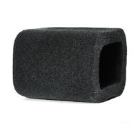 Foam Microphone Windscreen for Fifine AM8 USB Microphone, Live Streaming Mic Foam Protector, Wind Cover Filter for Recording & Podcasting, Black or Grey(Black)