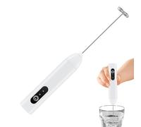 Foam Mixer Whisk - Cordless Rechargeable Handheld Spinner, Rapid Blending Rod for Cocoa, Green Tea, Dairy Beverages, Compact Culinary Gadget for Household, Drink Making