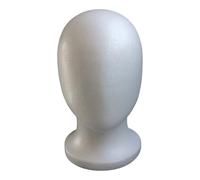 Foam Model Head, Foam Wig Head, Foa-m Mannequin Stand Holder, Faceless Cosmetics Display Stand, Hat Display Stan-d, Lightweight User Friendly Manikin He-ad, Salon Hairpieces Model Hats Style