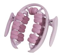 Foam Muscle Massager 26 Wheels Manual Massage Accessories Suitable for Relaxing Thighs Calves Arms (Pink)
