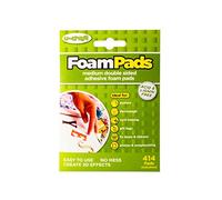 Foam Pads - 414 Double Sided White Pads 5 x 5 x 3mm ideal for 3D collages, arts and crafts and many creative projects