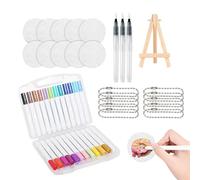 Foam Paint Marker Kit, 24 Color 3D Texture Pens Set, DIY Craft Art Supplies, Fun Foam Effect Drawing Tools, for Preschool Kindergarten Kids Boys Girls Students Creative Learning Activities