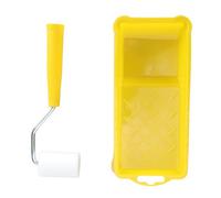 Foam Paint Roller, Fine Finish Paint Roller Kit Small Paint Roller Set with Tray Mini Roller Frame for Trimming, Edging, Crafting & DIY Projects