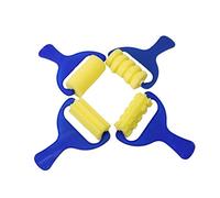 Foam Painting Brushes, Sponge Paint Roller Set Foam Painting Brushes Sponge Rollers Painters Handle Kit Small Roller for Kids DIY Art Supplies 4Pcs