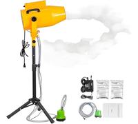 Foam Party Cannon, Yellow Foam Maker for Garden & Pool, Foam Machine for Party with Stable Stand, Foam Machine for Kids Summer Outdoor Water Play