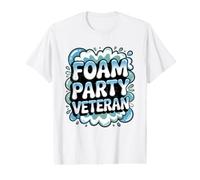 Foam Party Veteran Ayia Napa Club Night Beach Holiday Value Graphic T-Shirt