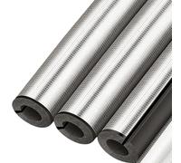 Foam Pipe Covers, Pipe Insulation Foam Tubes for Hot and Cold Water Pipes, Pre Slit and Self Sealing Adhesive Edge, Pipe Insulation Tubing,3 Pcs ,3.1FT(159mmID*30mmTHK)