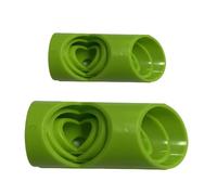 Foam Pipe Cutter Tool, Precisions Pipe Cutting Set 6Pcs ABS Tools 15 / 22 / 28 / 40 / 46 / 53mm for HVAC & Polyethylene Tubes Foam Tube Cutter with Depth Markers