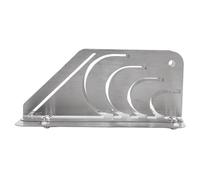 Foam Pipe Cutter Tool, Professional Stainless Steel 45 Degree Insulation Cutting Barate with 4 Arc Sizes, Ideal for Home Industries, Pipe Insulation Cutting Wall