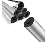Foam Pipe Insulation, Antifreeze Outdoor Pipe Lagging, 950 mm Length, Aluminum Foil Self-Adhesive Pipe Foam for Tubing Outdoor Waterproof, ID 22 34 60 76 110 mm, Multi-Purpose(22mmIDx30mmx95cm)