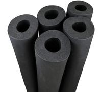 Foam Pipe Insulation Tube 20mm(7/9") Thickness，Reduce Noise，Fire Resistant & Waterproof Ac Pipe Insulation Outdoor，1.9m Length for HVAC, AC Units, Pool Railings(ID 34mm(1-1/3"))