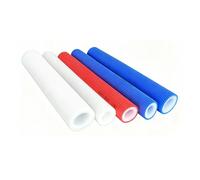 Foam Pipe Insulation Tube Waterproof Heat Preservation Sleeve, 4.92 FT Length, 1pcs(White,ID 5/8″xT 1/3″)