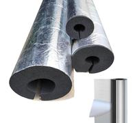 Foam Pipe Insulation Wrap 110mmAntifreeze Outdoor Lagging 20mm Thick 950mm Long SelfAdhesive Aluminum Foil Cover for Water Pipes (50mm) Durable & Efficient Heat Retention