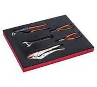 Foam Pliers and Adjustable Wrench Set