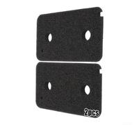 Foam Plinth Filter for Miele Heat Pump Dryer T8861WP T8964WP, Washable | Pedestal Fluff Filter Replacement Part 7686791, Black Foam Accessory 220x130x30mm