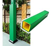 Foam Post Protector Padding For Basement,Square Basketball Post Pads For Player Protection,Thick Foam Goal Post Protector Cushion Safety Wrap For Garage(Green,8"x8"/20.5x20.5cm)