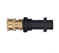 Foam Pot Conversion Connector 1/4 Inch Quick Release for Car Wash - Robust Plastic Sprayer Adapter Garden Hose Pipe Cleaning Accessory Black(B)