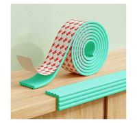 Foam protection edges Foam Edge Corner Protector Guards Padding Self-Adhesive Furniture Collision Strips Stair Cushion Kids Bumper For Furniture Garage Cabinets Stair Steps(Grey,5m/16.4ft)(Green,5m/16