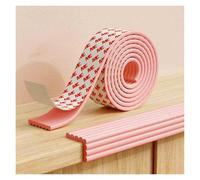 Foam protection edges Foam Edge Corner Protector Guards Padding Self-Adhesive Furniture Collision Strips Stair Cushion Kids Bumper For Furniture Garage Cabinets Stair Steps(Grey,5m/16.4ft)(Pink,2m/6.5