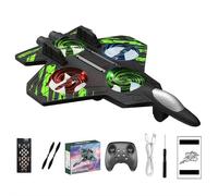 Foam RC Planes Remote Control Airplanes for Kids Adults 8-16, V32 Remote Control Planes Fighter Jet with Light, 360° Flip Fighter Jet, Auto Hover, Headless Mode, Gifts for for Ages 8-12