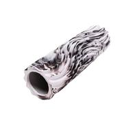 Foam Roller Foam Roller Yoga Exercise Body Muscle Massage Relax Iridescent Gradient Wave Column Home Fitness Equipment(45cm Gray White)
