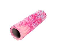 Foam Roller Foam Roller Yoga Exercise Body Muscle Massage Relax Iridescent Gradient Wave Column Home Fitness Equipment(45cm Pink Purple)