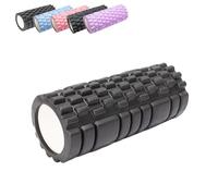 Foam Roller for Deep Tissue Muscle Massage, Trigger Point Grid Sports Massager, Essential to Release Deep Tension, for Physical Therapy and Rehab(Black)