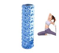 Foam Roller - High-Density EVA Foam, Hollow & Textured Design, 17.72x4.33in | Professional Myofascial Trigger Point Release, Deep Tissue Massage For Muscle Recovery, Flexibility, Mobility & Circulatio