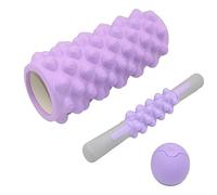 Foam Roller Kit | Convenient High Density Post-Workout - 14x33cm Versatile Foam Rollers for Muscle Recovery | Secure for Yoga Strength Training Relaxing Home Gym Travel Apartment Dorm