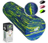 Foam Roller Muscle Massage (45x15 cm) - Medium Density EVA Foam Roller Muscle Strain, Physical Therapy, Recovery, Yoga, Pilates & Fitness - Self-Massage Roller for Back, Calf & Legs