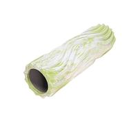 Foam Roller Yoga Exercise Body Muscle Massage Relax Iridescent Gradient Wave Yoga Column Home Fitness Equipment for Yoga Pilates(45cm Green White)