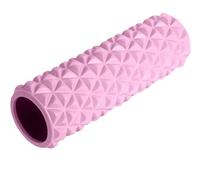 Foam Roller Yoga Roller 3D Diamond Cut Deep Tissue Massage Massage Roller Fitness Gym Exercise for Yoga Pilates(Pink 45cm)